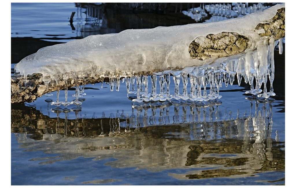 Eisstrukturen am Silbersee
