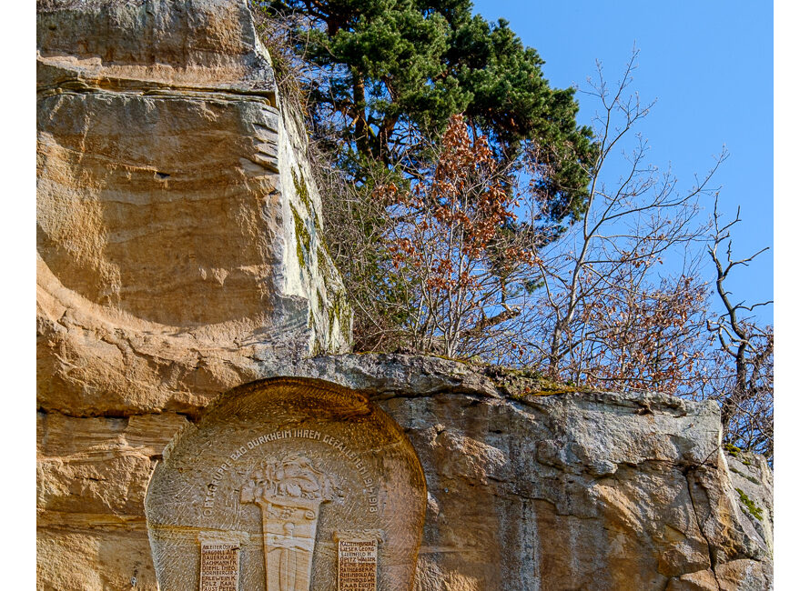 Römischer Steinbruch Kriemhildenstuhl – nicht so ergiebig